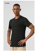 25SS Men's Quick-Dry Reflective T-shirt: Breathable, High-Elastic Short Sleeve for Night Vision Outdoor Sports & Fitness