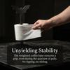Black Wooden Gothic Toilet Holder with Coffin Base for Bathroom