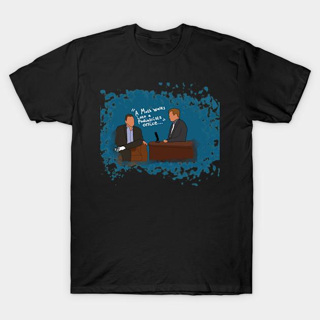

Men Black Print T-shirt Norm Macdonald Moth Joke No-Cut Transfer Paper Print Cotton Tshirt XL чорний