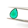 AGL Certified Pear-Shaped Zambian Cultured Emerald Loose Stone