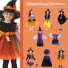 Children Cosplay Halloween Witch Costume Teens Baby Girl Gown Dress Infant