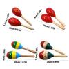 2Pieces Hand Percussion Natural Wood Texture Creating Unique Tone for Educational Purposes and Joyful Performances
