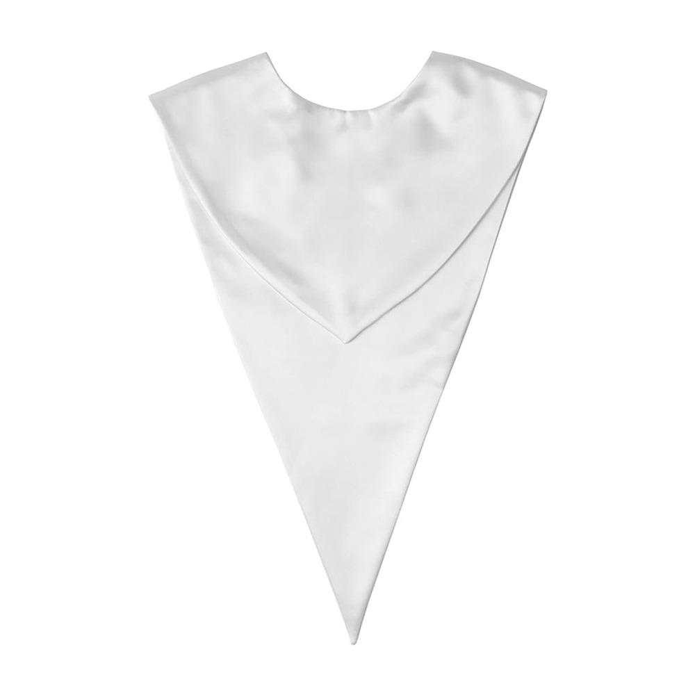 Plain Design V Stole V Shape Graduation Stole Fashion Choir Stole  Unisex