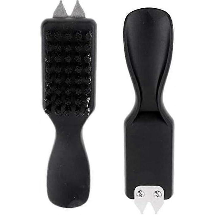 2 Pieces Mud Brush for Boots Golf Shoes Brush Stiff Bristles Shoe Brush|Cleaner Dirt Remover Tools Mud Remover with Spike Wrench fit for Hiking Shoes