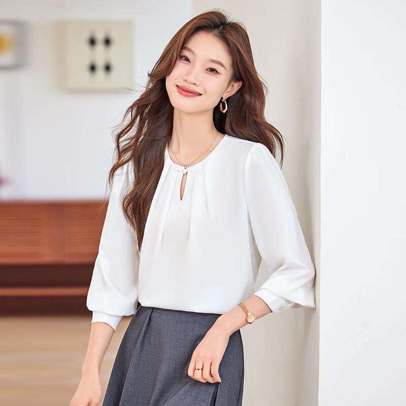 Women s Chinese Knot Long Sleeve Shirt L