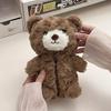 Teddy Bear Pencil Case With Plush Material For Students And Kids