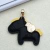 Instant Money Cartoon Pony Pendant Keychain for Couples
