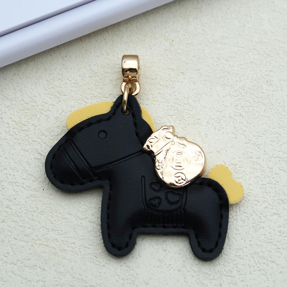 Instant Money Cartoon Pony Pendant Keychain for Couples
