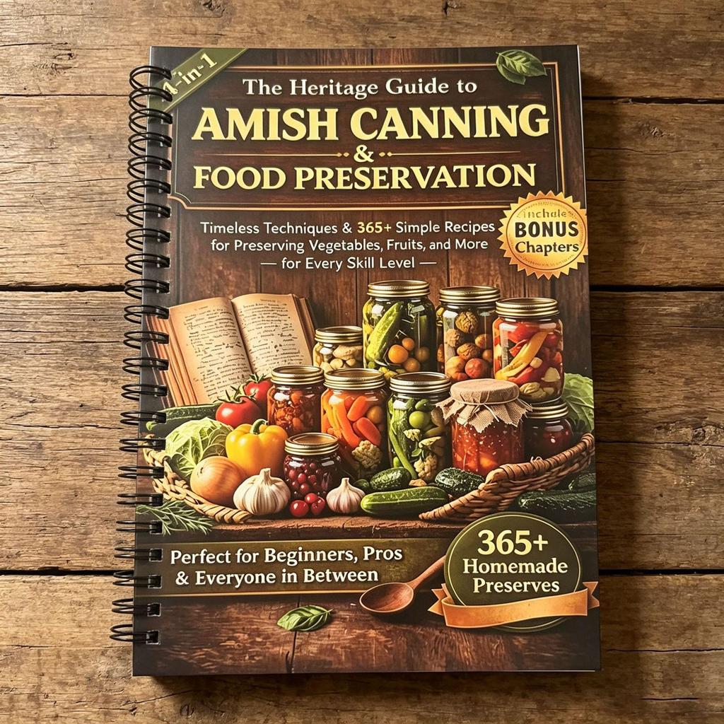 Amish Canning Guide: 365+ Pickling Recipes & Beginner Techniques Notebook