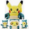 Peluche Pikachu e Snorlax Cross Dressing da 20 cm per Bambini Regalo Collezione