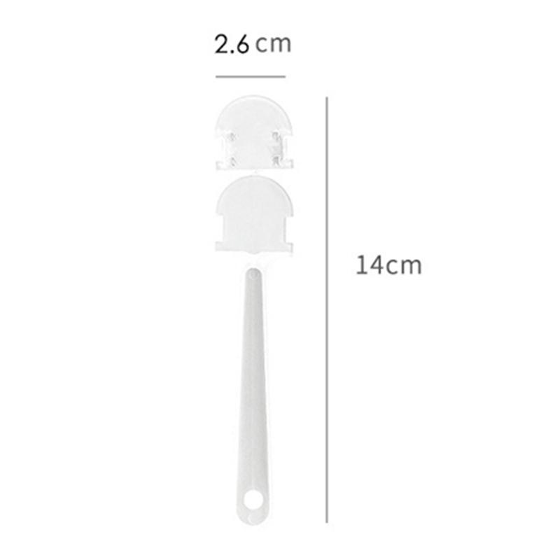 100pcs Transparent Handle for Hand Fan DIY Christmas Craft Supplies Child Handmade Material Wedding Party Favors Plastic Fans