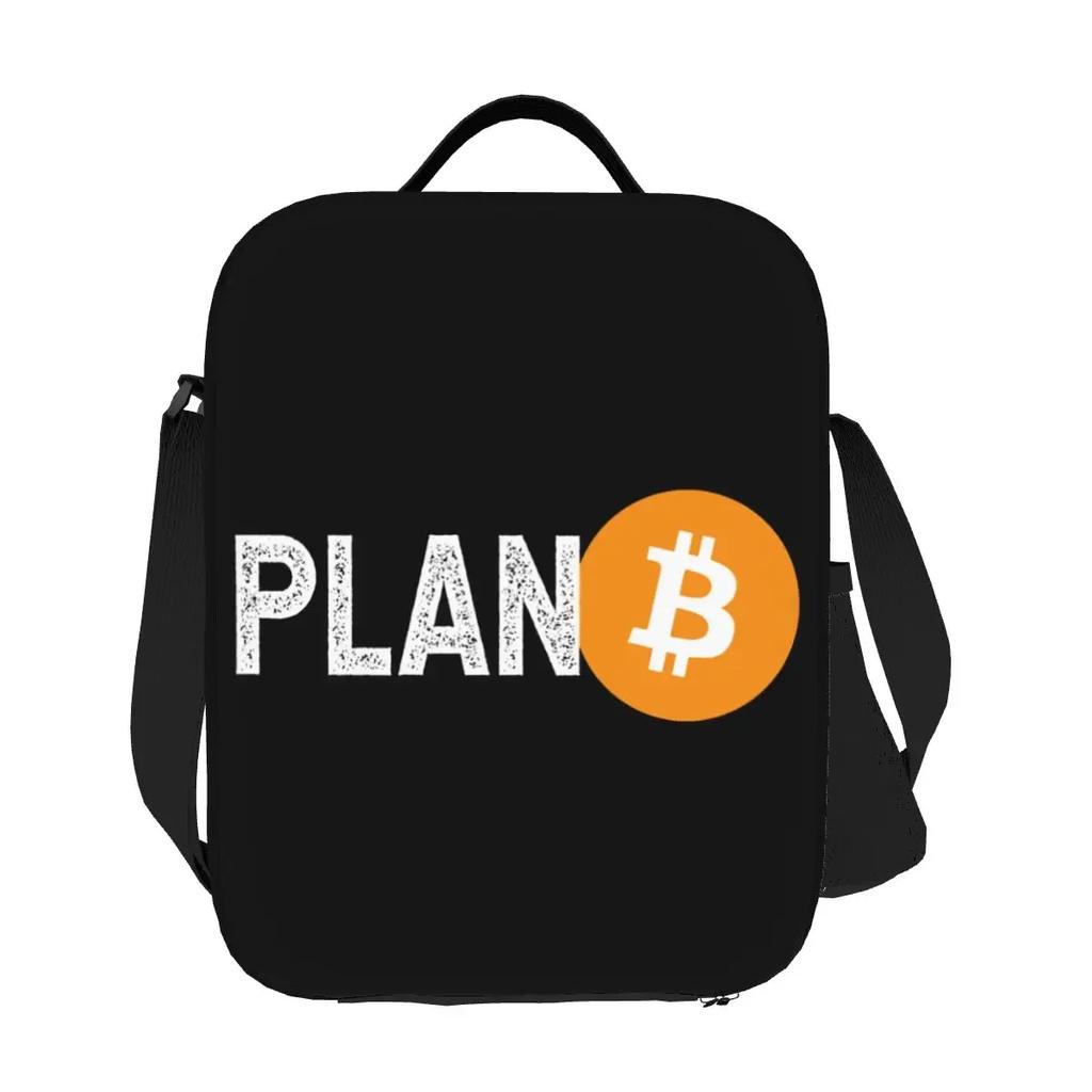 Custom Plan Bitcoin Lunch Bag Men Women Cooler Warm Insulated Lunch Boxes for Kids School Children