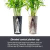 10PCS Mesh Pad Flower Pot Drain Cover Plastic Flower Pot Soil Cover  Prevent Soil Loss