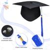 Academic Hat Free Size Academy Souvenir Caps Cosplay Supplies Ornament DIY Party Accessories Unisex Graduation Hat