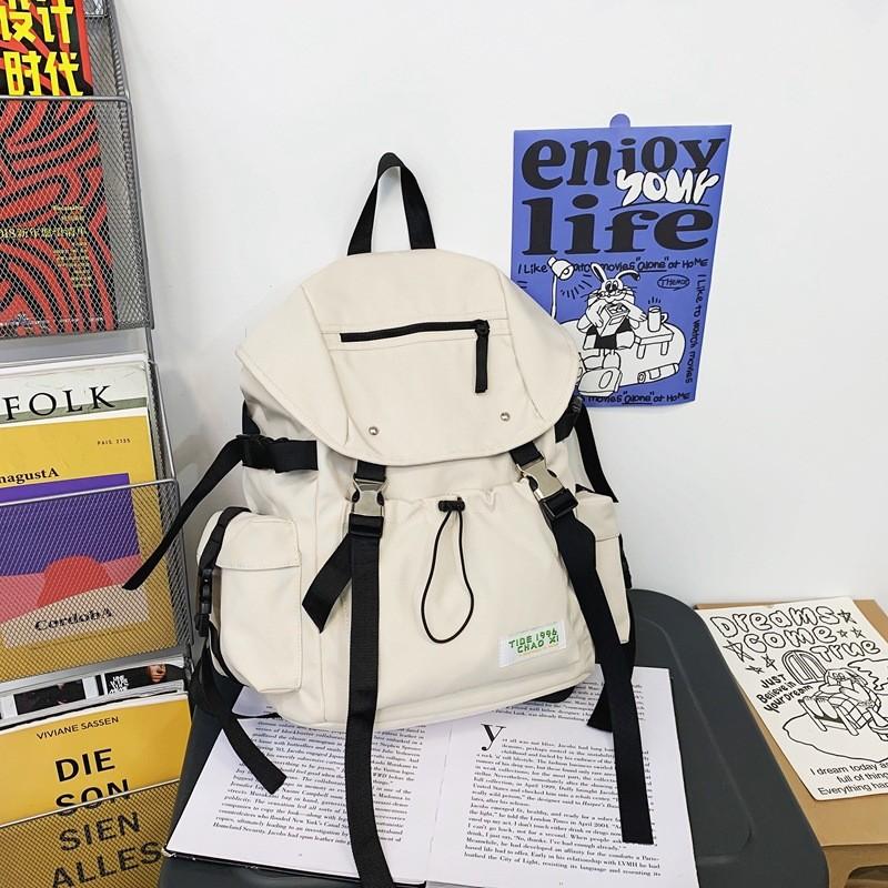 Unisex Fashion Nylon Travel Backpack With Multiple Compartments For Daily Use