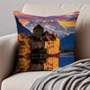 1PCS Classical CChillon Swiss Cushion Cover Pillowcase Antidustmite Invisible Zipper Short Plush Sofa Cushion