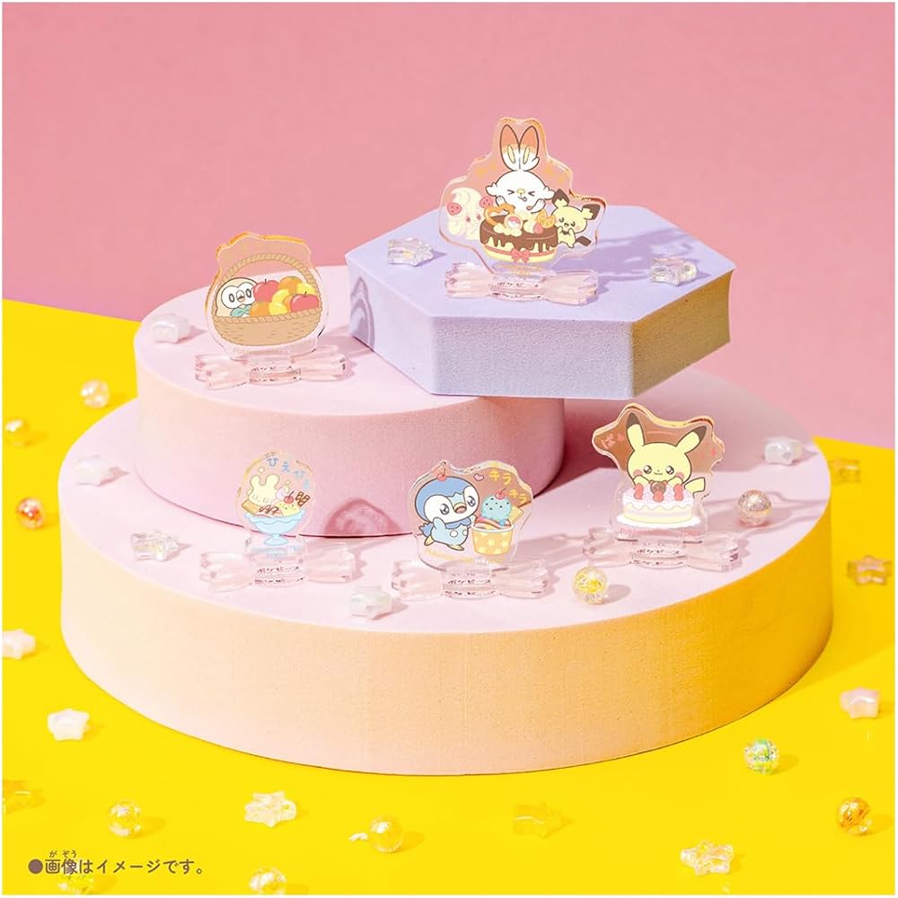 Pokemon Pokepeace Mini Acrylic Stand Peaceful Life Box Collectible Figure