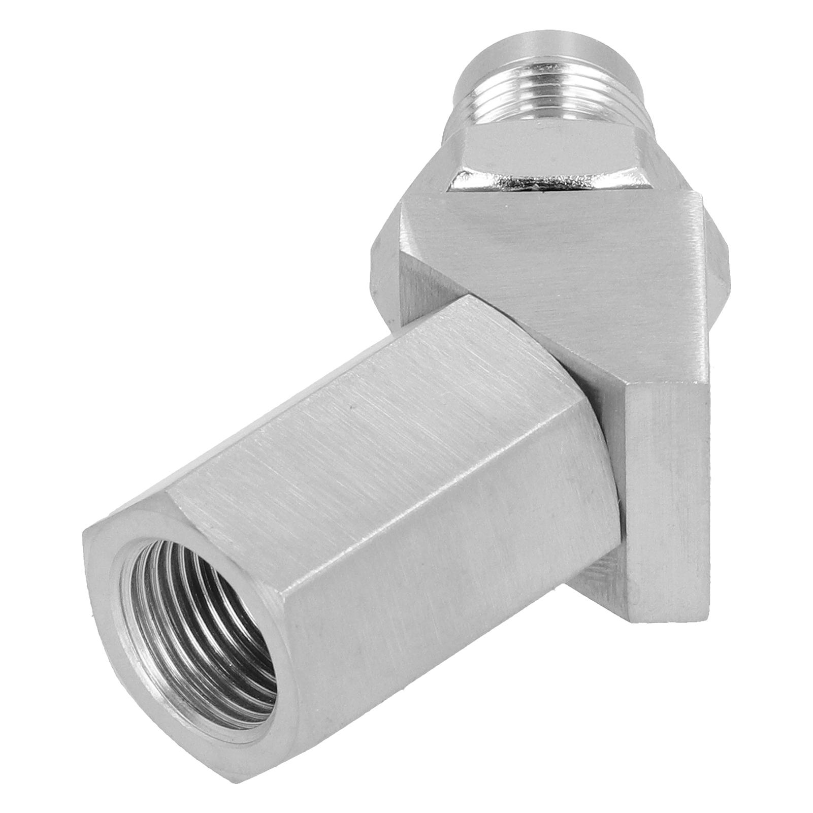 

45 degrees Oxygen Sensor Extender Spacer M18x1.5 Thread Adapter Catalytic Converter Fix CEL