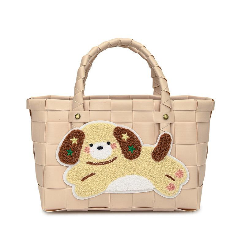 Souvenir Hand-woven Vegetable Basket Bag Women's Summer Seaside Vacation Wind Wind Portable Basket