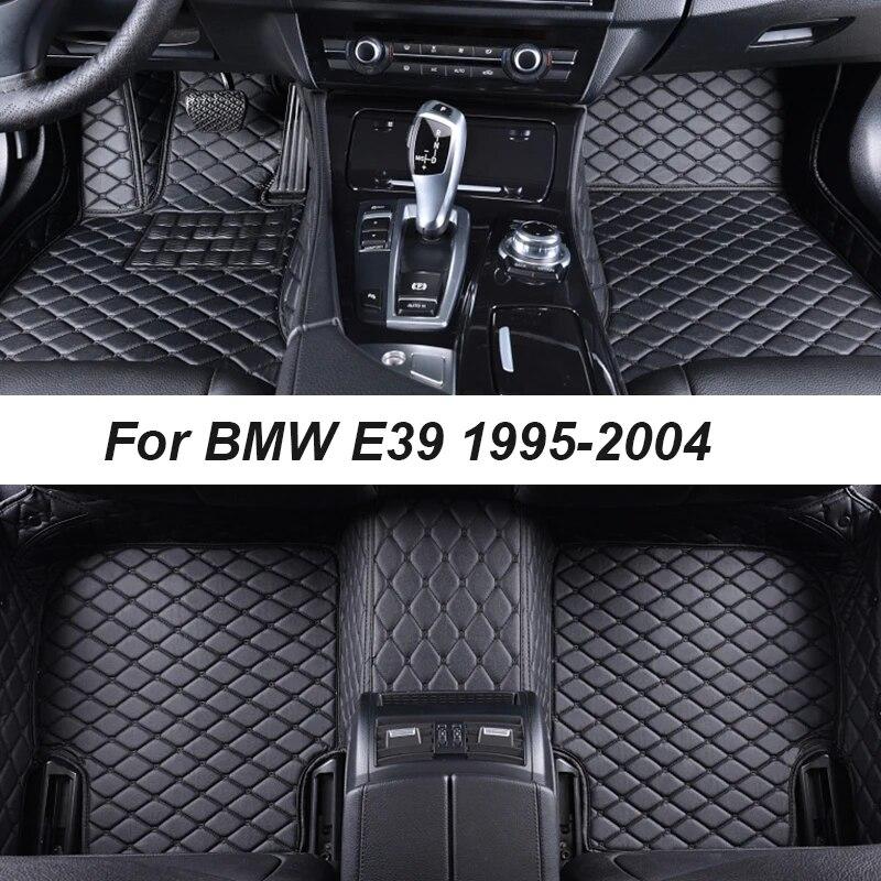 

Автомобильные коврики для BMW E39 1995-2004, дропшиппинг, центр авто, аксессуары для интерьера, 100% подходят, кожаные ковры, подушечки для ног