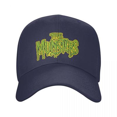 La familia Munster, divertida serie de comedia de terror 1960, Herman Lily Eddy Abuelo y Marilyn dan miedo, grandes regalos f Gorra de Béisbol