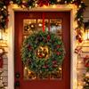 LED Christmas Wreath: Illuminated Door and Window Decoration