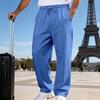 Mens Plus Size Casual Straight Leg Jogger Pants For All Seasons