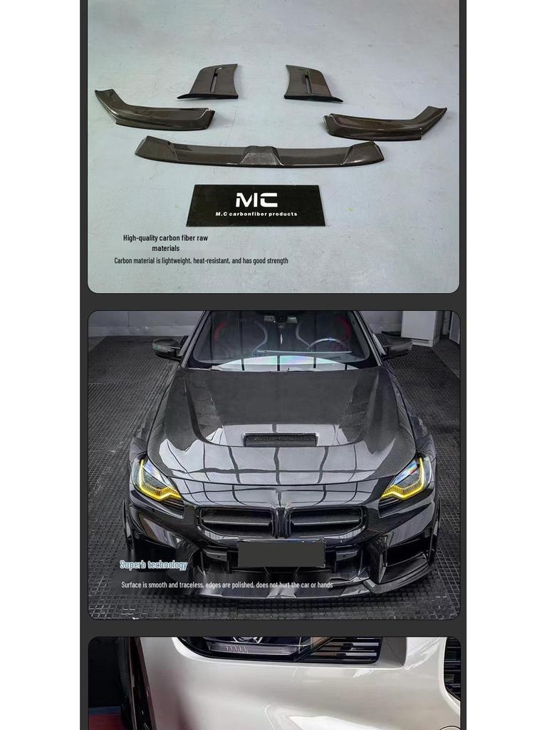 Carbon Fiber Front Lip Spoiler for BMW G87 (2023-IN)