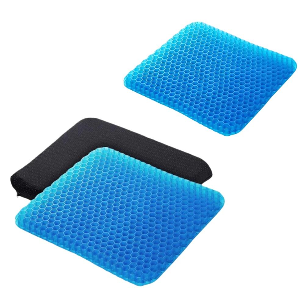 Cooling Gel Seat Cushion Honeycomb Breathable Chair Pad Summer Car Seat Mats for Home Office Driving Relieves Hip Discomfort