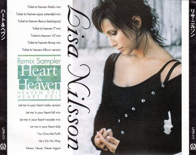 CD LISA NILSSON - Remix Sampler/Heart & Heaven LPR171 Pioneer 1995 Japan Dance & Electronica Used