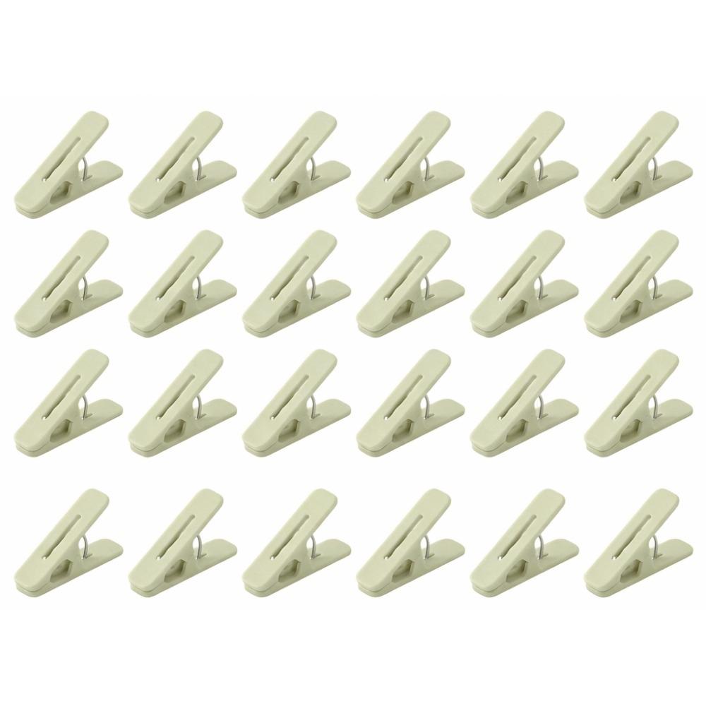 24PCS Multi-Purpose Seamless Clothespins Windproof Quilt Clips Drying Sheets Clips Laundry Use зелёный