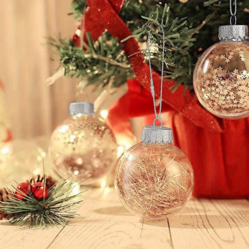 100pcs Christmas Decorations Hanger Rope, for Decoration Hanging Belt Snap Fastener Decorative for Christmas Tree Party Supplies