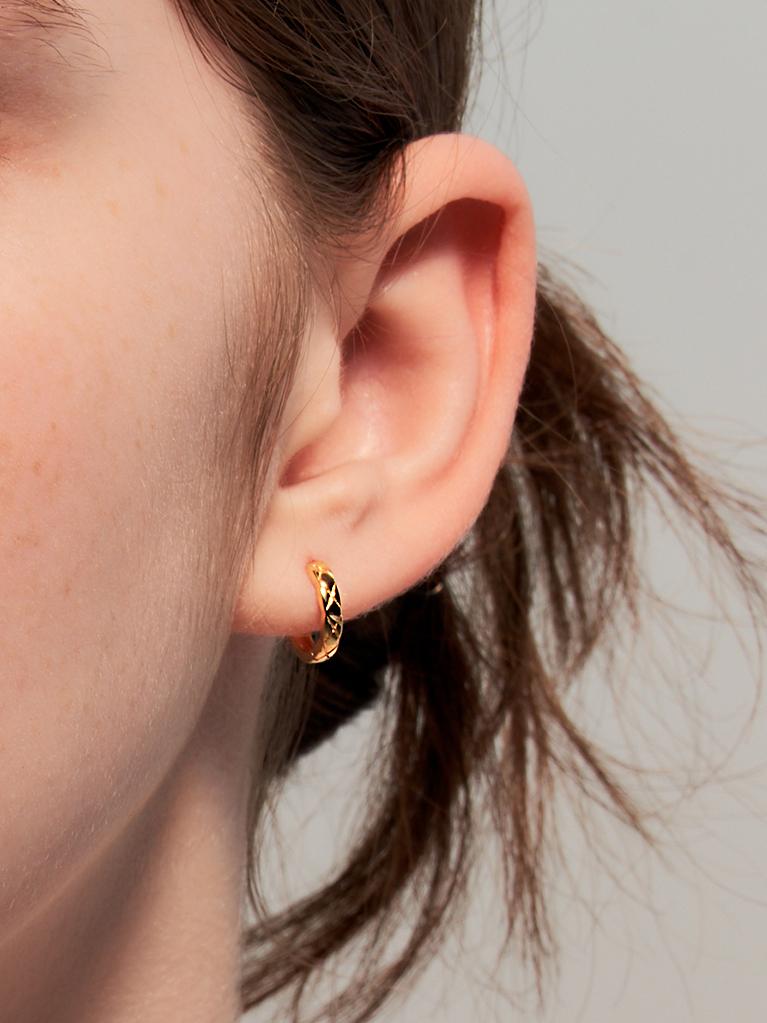 Hei Diamond One-Touch Earring