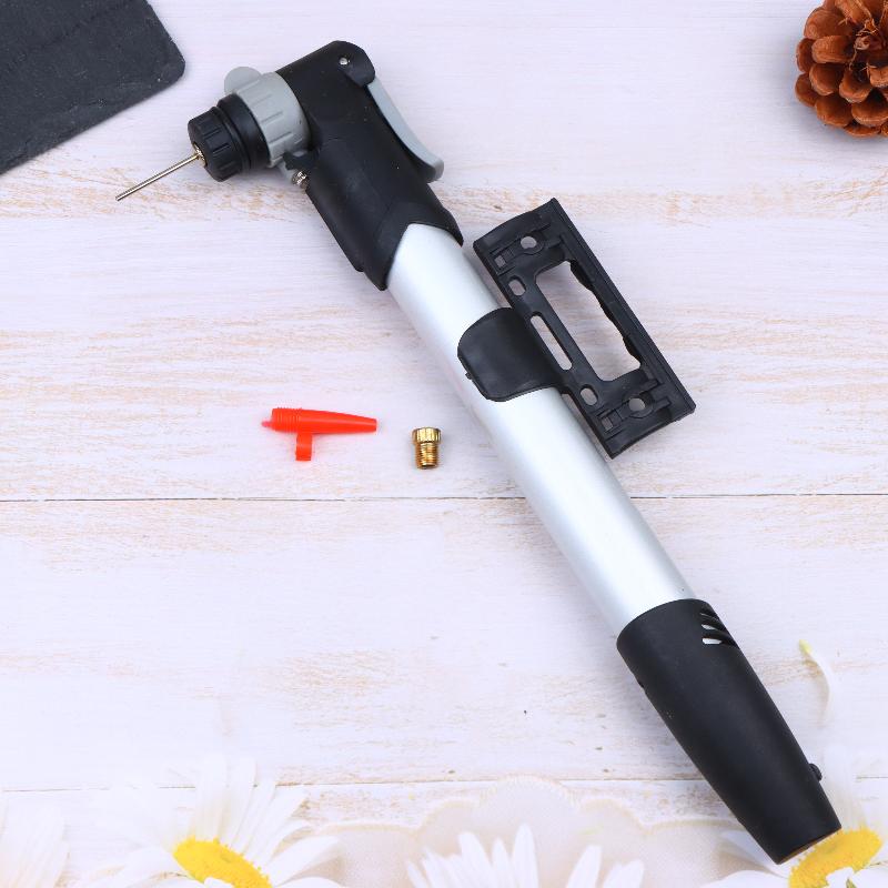 Portable Mini Bike Pump With Bracket Hand Cycling Mountain Bike Air Pump Bicycle Tire Inflator Bicycle Parts
