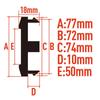 4pcs 77MM Clips 72MM SSR Logo Badge Emblem Car Wheel Center Caps Rim Hubcaps Cover Wheels Hub Dust Cap Replace Car Accessories