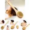 Elegant Natural Wooden Bristle Body Bath Brush Perfect For Spa And Shower