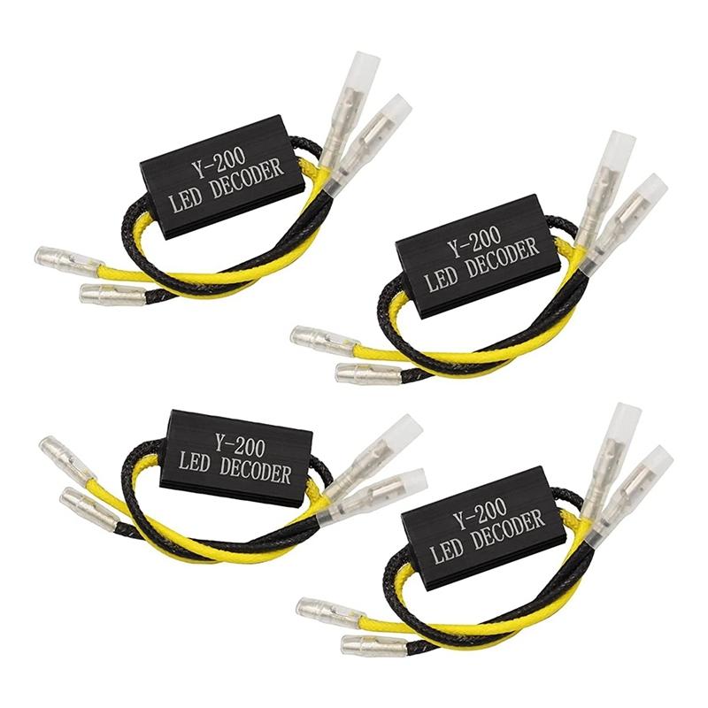 12V Motorcycle LED Load Resistor LED Decoder LED Indicator Flasher Turn Signal Fault Eliminator For Motorcycle Scooter