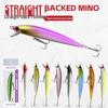 LieGao 8cm 5.5g Floating Minnow Lure for Bass, Asp, Mandarin Fish