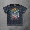 T-shirt Bootleg Vintage | T-shirt Super-héros Rétro Années 90