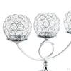 Candle Metal Crystal Candelabra Wedding Decoration Centerpieces Dining room and home Decor