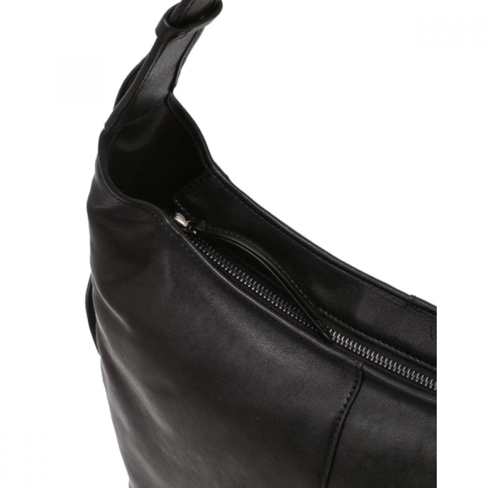 Daks Heather Black Premium Leather Crossbody Shoulder Bag Dcba75761bk