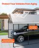 12' x 20' Metal Carport Heavy Duty Outdoor Car Shelter Garage for Boats