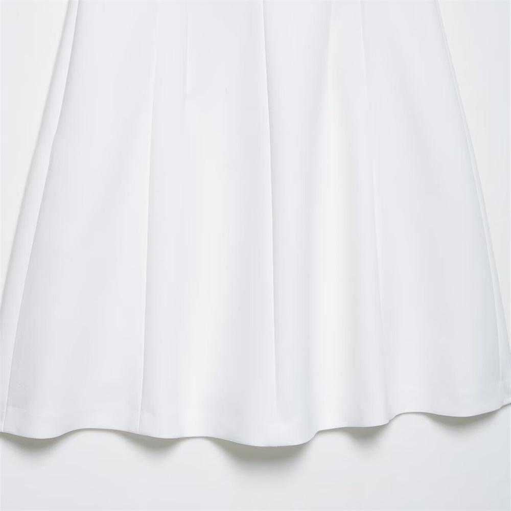 2025 Spring/Summer Women's Slim Fit A-Line U-Neck Sleeveless Short Dress