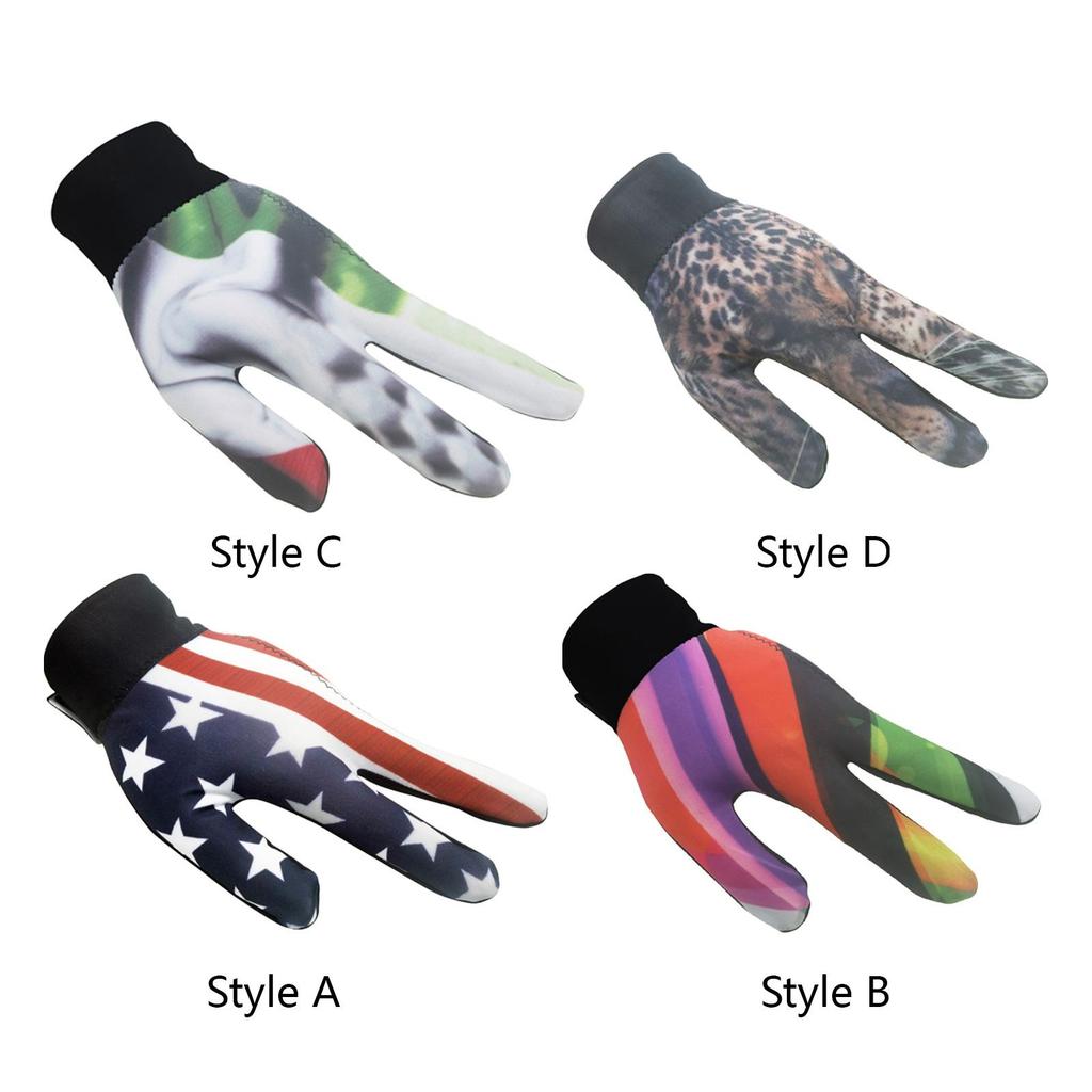 Billiard Gloves, Elasticated, Adjustable And Wear-resistant Mittens, Cue Glove, Snooker