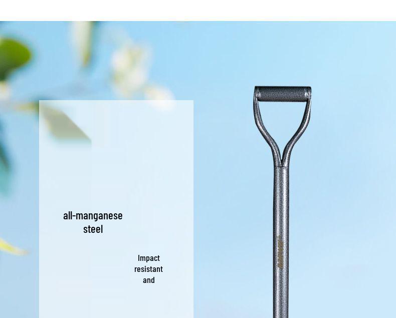 את חפירה מפלדה מקשה אחת: כלי גינון וחפירה חיצוני לשתילת עצים וירקות