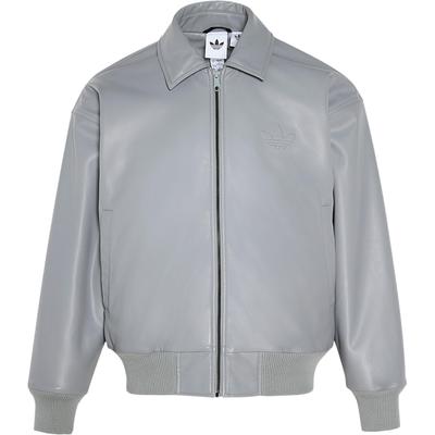 Originals Sherpa FW25 PU Jacket Casual Loose Fit Lapel Drop Shoulder Jacket Men Jacket IA7526