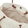 Shoulder heat embossed polka dot canvas medium camel [Isaac] bag, tote, size, women's, (22)