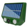 Solar Powered Ultrasonic Animal Repellent 500mAh Deterrent USB Charging for Repel Mouse Deer