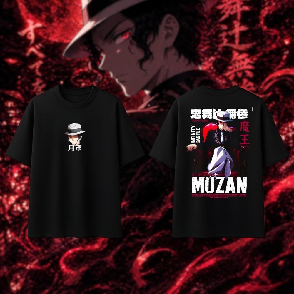 Camiseta Demon Slayer Muzan Kibutsuji Anime Japonés Estilo Manga Kimetsu S