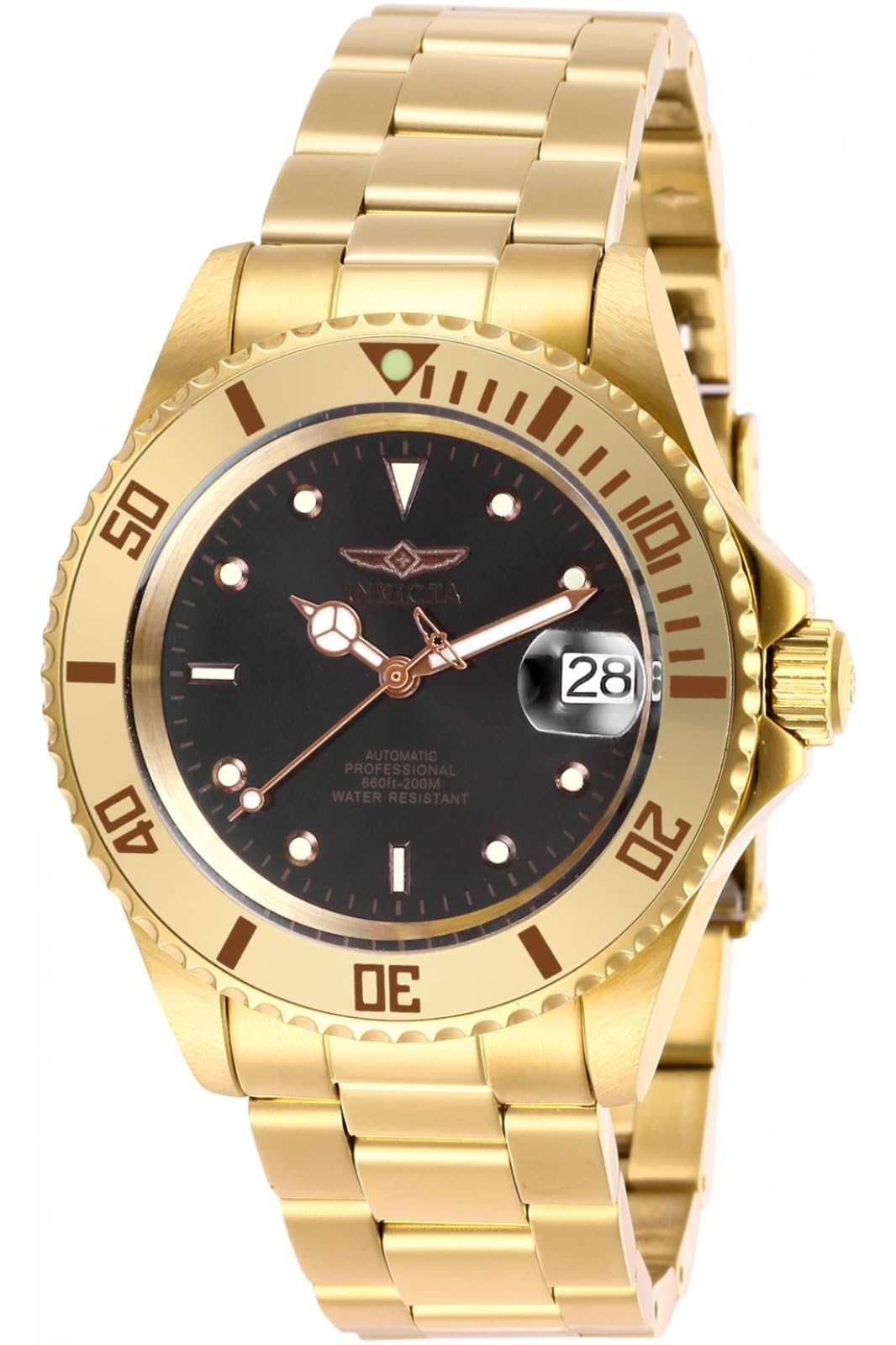 

Часы Invicta Pro Diver Automatic с черным циферблатом 28664 Мужские